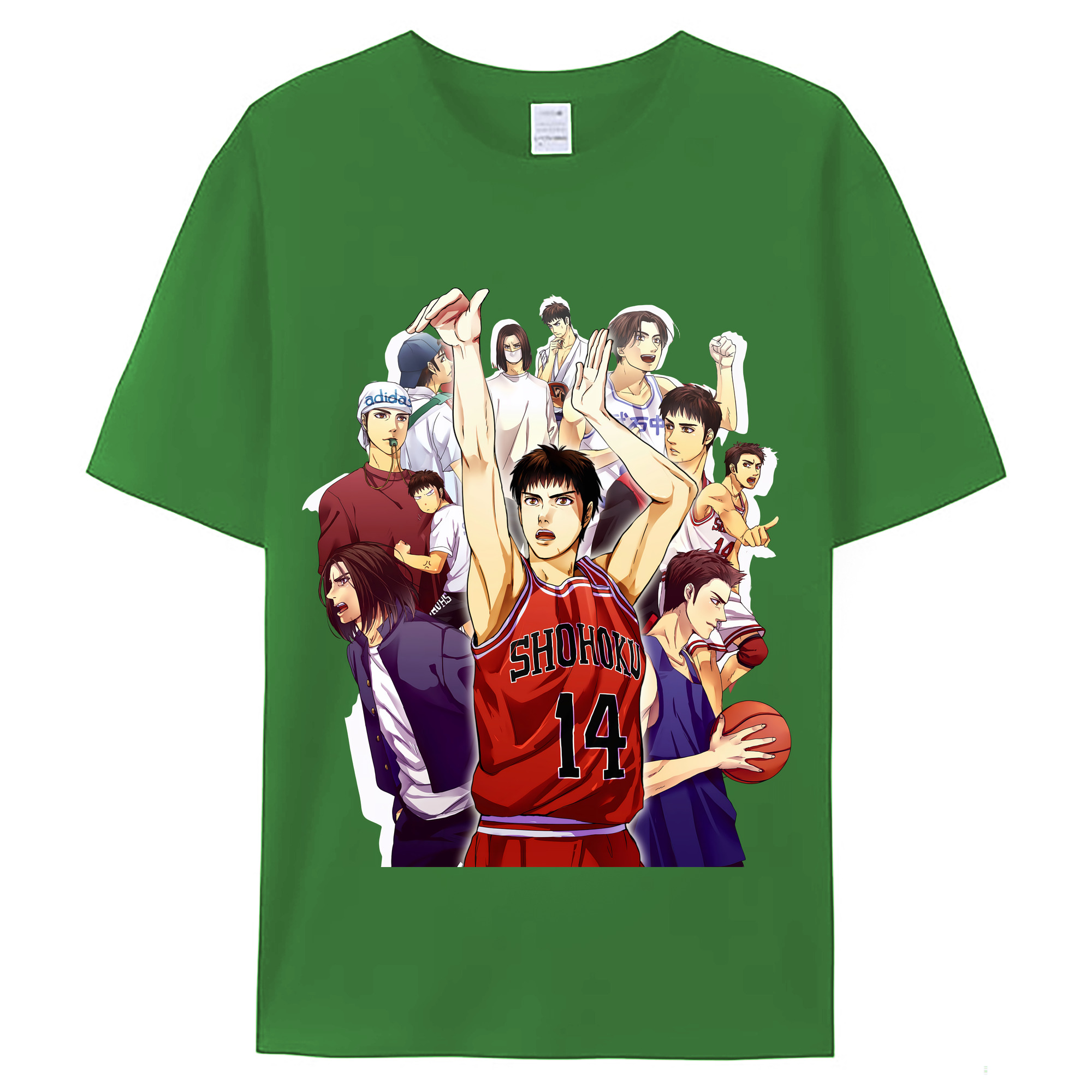 （画像用） SLAM DUNK／スラムダンク レディースカジュアルプリントTシャツ（綿100％）